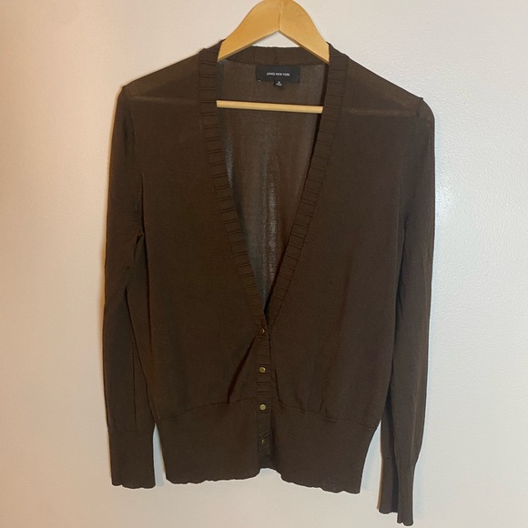 Jones New York sheer cardigan - Picture 1 of 8
